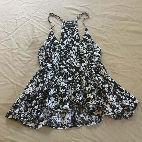 Blue Floral Blouse - Picture 2 of 3